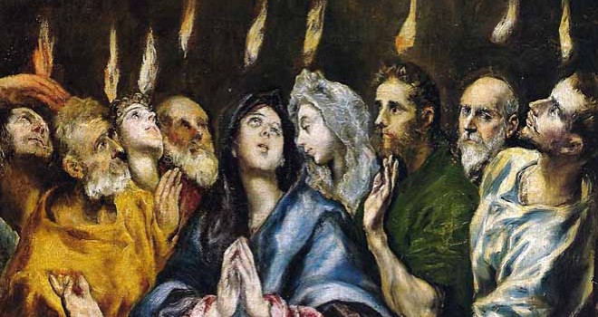 A Szentlélek eljövetele El Greco festményén