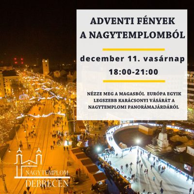 adventi fények a Nagytemplomból (1)